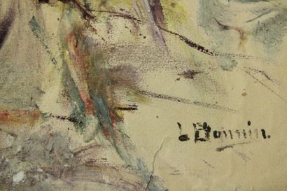 Luis BONNIN MARTIN (1873-1964) 
La danse,...