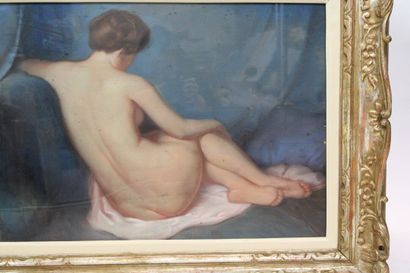 Roland CAT (1942-2016) 
Nue de dos, huile...