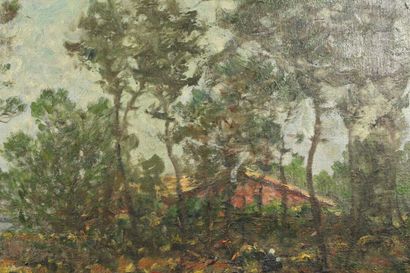 Julien CALVÉ (?-1924)
Dans la foret d'Arcachon,...