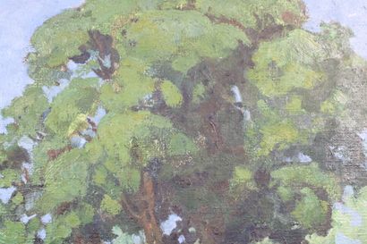 Marguerite DUBUISSON (1883-1967) Paysage,...