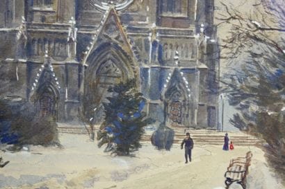 Ernst GRANER (1865-1943)
L'église votive...