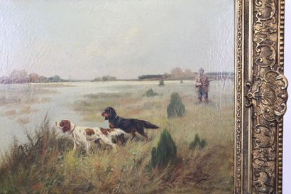 Eugène PETIT (1839-1886), Chasseur et ses...