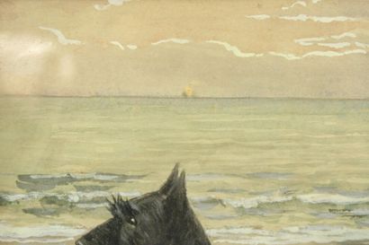 Adolphe Thomasse (1850-1930)
Le chien sur...