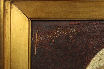 Henri BOURCE (1826-1899)
Portrait de femme,...
