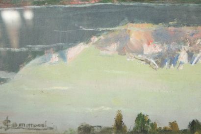 Joseph COMMUNAL (1876-1962), La montagne...