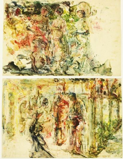 Luis BONNIN MARTIN (1873-1964)
Les danseuses,...
