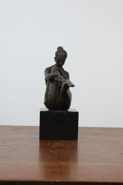 MILO (1893-1970). 
Modèle féminin à l'étirement,...