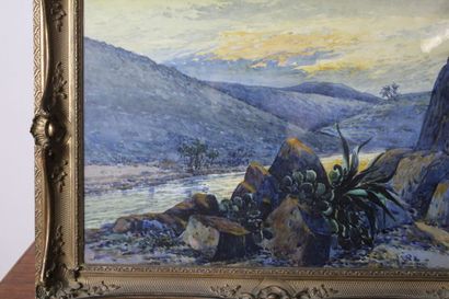 Louis JULLIEN ROUSSET (1859-1921)
Paysage...