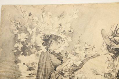 Luis BONNIN MARTIN (1873-1964) 
Le bouquet,...