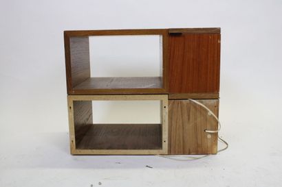 MARCEL GASCOIN
Alveole model, Pair of bedside...