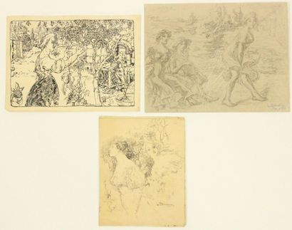 Luis BONNIN MARTIN (1873-1964)
Deux femmes,...