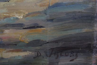 Dieudonné JACOBS (1887-1967)
Paysage méditerranéen,...