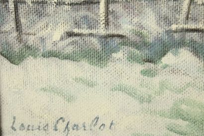 Louis CHARLOT (1878 - 1951)
Paysage de neige...