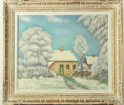 Louis CHARLOT (1878 - 1951)
Paysage de neige...