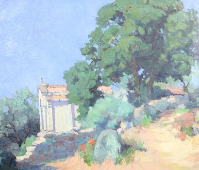 Marguerite DUBUISSON (1883-1967) Paysage,...