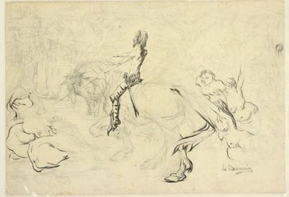 Luis BONNIN MARTIN (1873-1964)
Le cavalier,...