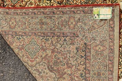 OMAN. Pure wool velvet carpet, decorated...