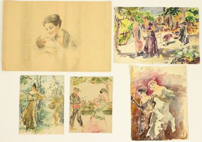 Luis BONNIN MARTIN (1873-1964) (attribuée...