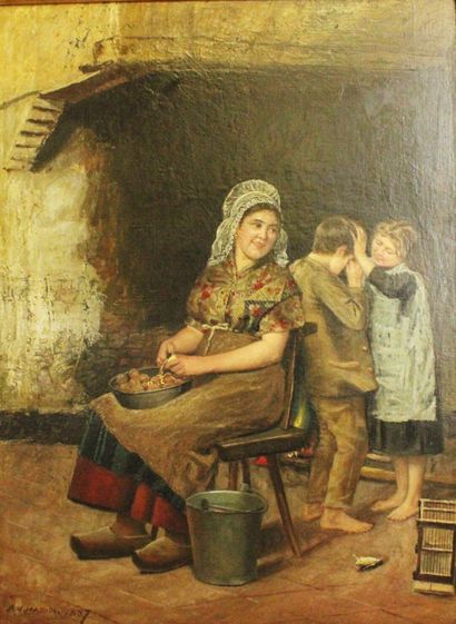 Adrien Jean MADIOL (c.1845-c.1892)
Mère et...