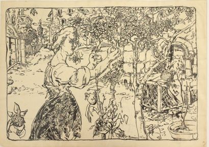 Luis BONNIN MARTIN (1873-1964)
Deux femmes,...