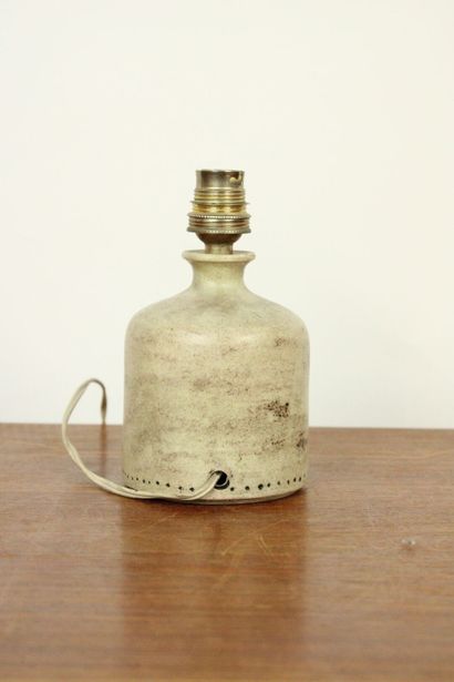 Jacques BLIN (1920-1995) Ceramic lamp with...