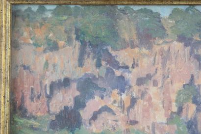Victor BRUGAIROLLES (1869-1936) 
Le pont...