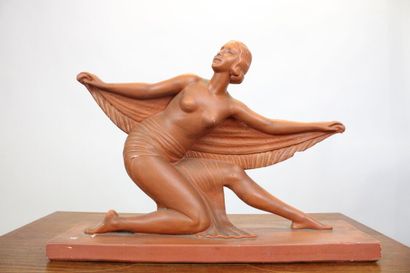 Salvatore MELANI (1902-1934)
Dancer, terracotta,...