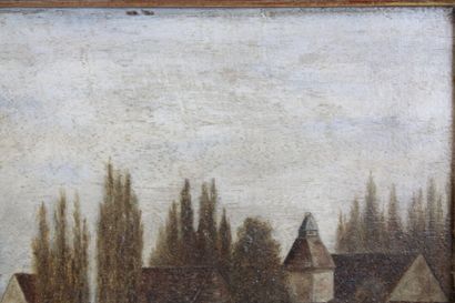 Alfred JOLY (XIXème)
Paysanne en campagne,...