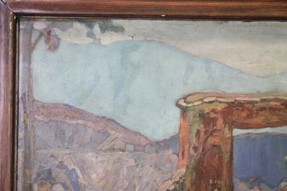 Augustin FERRANDO (1880-1957). 
Scène de...