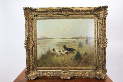 Eugène PETIT (1839-1886), Chasseur et ses...