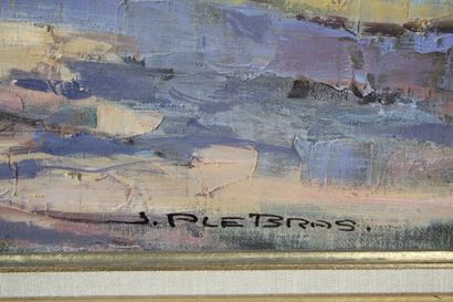Jean-Pierre LEBRAS (1937-2017) 
Marée basse,...