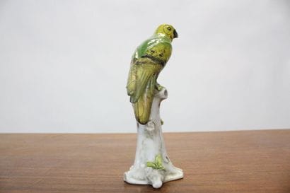 CAPODIMONTE.
Meeting of a parrot in polychrome...