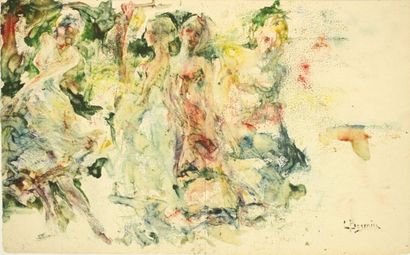 Luis BONNIN MARTIN (1873-1964)
Scènes galantes,...