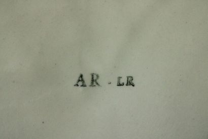 SARREGUEMINES. Ceramic service of 13 pieces...