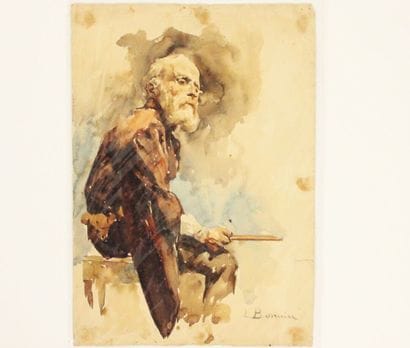 Luis BONNIN MARTIN (1873-1964) 
L'artiste...