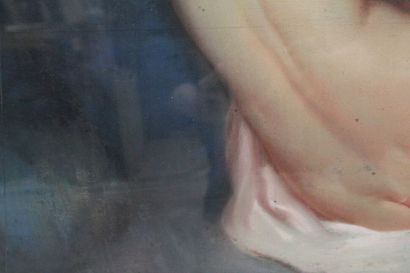 Roland CAT (1942-2016) 
Nue de dos, huile...