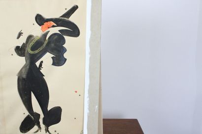 Jan MARA (1912-1992), Caricature, encre de...