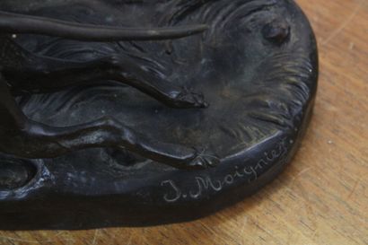 Jules MOIGNIEZ (1835-1894)
Cheval et chien...