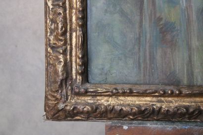 École française du XIXème siècle La couturière,...