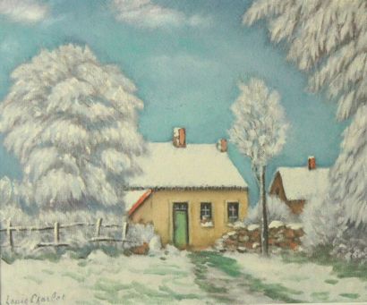 Louis CHARLOT (1878 - 1951)
Paysage de neige...