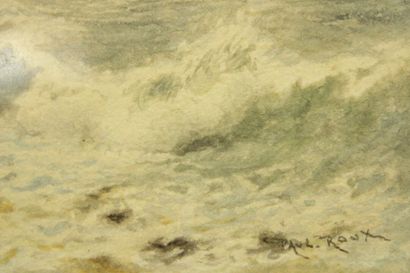 Paul ROUX (c.1845-1918)
Paysage de tempête,...