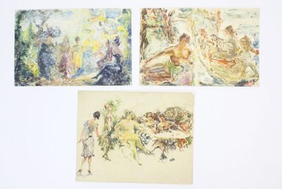 Luis BONNIN MARTIN (1873-1964)
Femmes au...