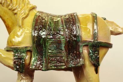 DONATIEN (1887-1955)
Horse in glazed ceramic...