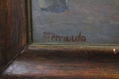 Augustin FERRANDO (1880-1957). 
Scène de...