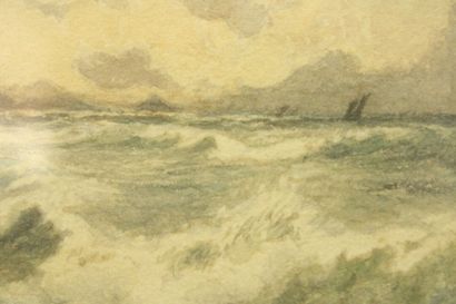Paul ROUX (c.1845-1918)
Paysage de tempête,...