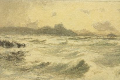 Paul ROUX (c.1845-1918)
Paysage de tempête,...