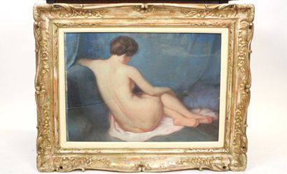 Roland CAT (1942-2016) 
Nue de dos, huile...