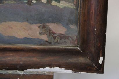 Augustin FERRANDO (1880-1957). 
Scène de...