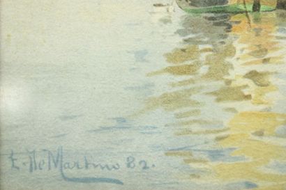 Edoardo Federico DE MARTINO (1838-1912)
Marine,...