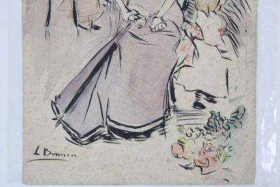 Luis BONNIN MARTIN (1873-1964)
Élégante assise,...